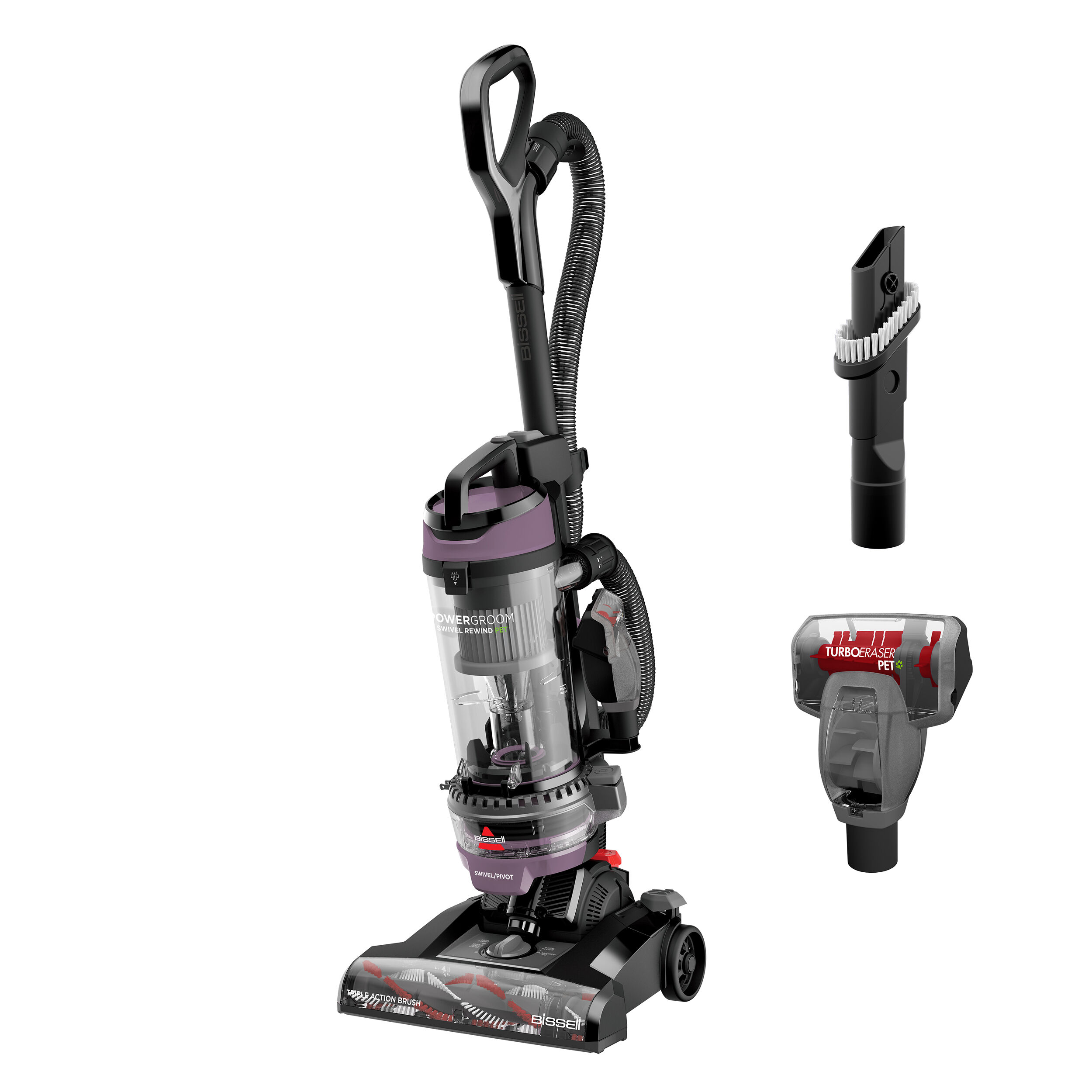 PowerGroom® Swivel Rewind Pet Upright Vacuum Cleaner